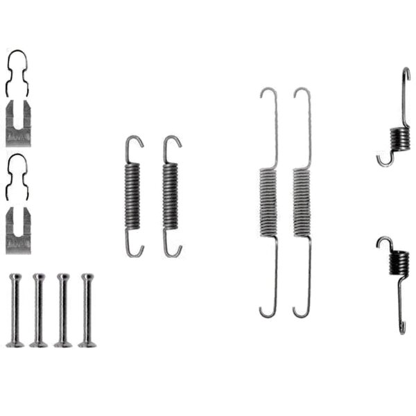 Accessory kit for brake shoes A.B.S. suitable for FIAT PANDA and others
