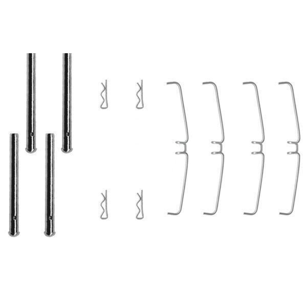 Accessory set disc brake pad A.B.S. suitable for e.g. VOLVO 240