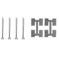 Accessory kit disc brake pad A.B.S. for ROVER MINI...