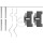 Accessory set disc brake pad A.B.S. for e.g. MITSUBISHI LANCER