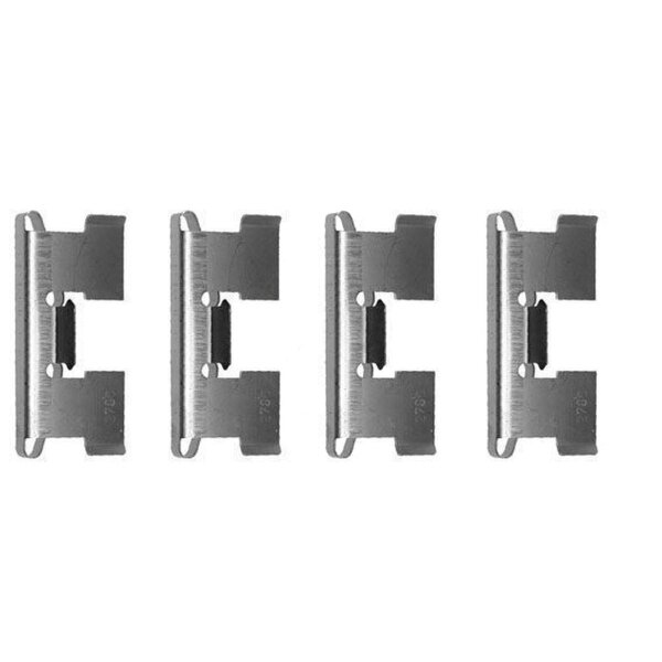 Accessory set disc brake pad A.B.S. suitable for e.g. HONDA CIVIC