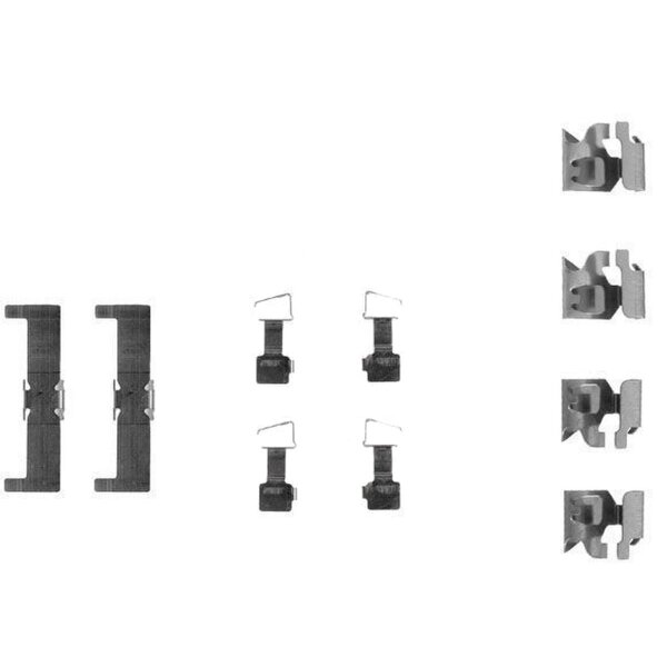 Accessory kit disc brake pad A.B.S. for TOYOTA STARLET and others