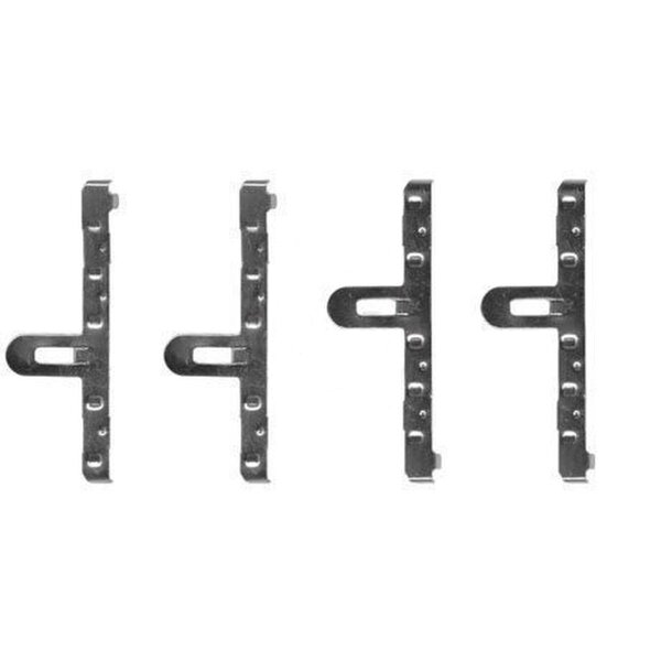 Accessory set disc brake pad A.B.S. suitable for e.g. VW GOLF