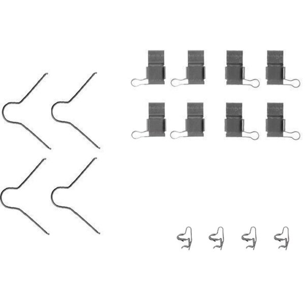 Accessory kit for disc brake pad A.B.S. for TOYOTA HIACE and others