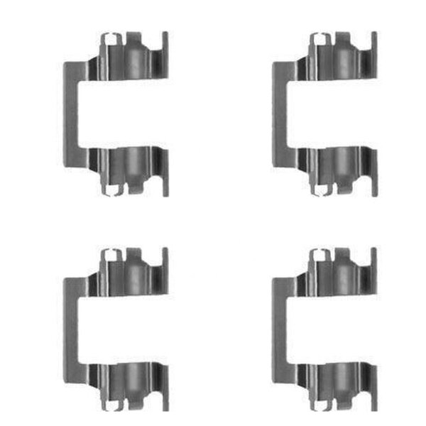 Accessory set disc brake pad A.B.S. suitable for e.g. OPEL CAMPO