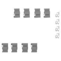 Accessory kit disc brake pad A.B.S. suitable for TOYOTA...