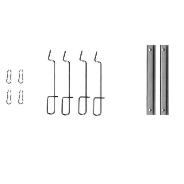 Accessory set disc brake pad A.B.S. suitable for e.g. RENAULT CLIO