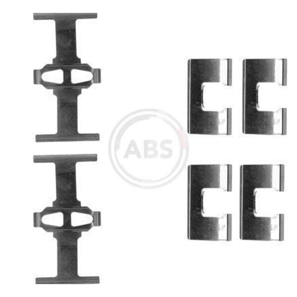 Zubehörsatz Scheibenbremsbelag hinten A.B.S. für HONDA ACCORD V
