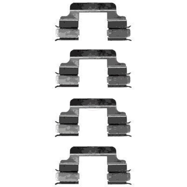 Accessory kit disc brake pad A.B.S. suitable for SEAT IBIZA and others