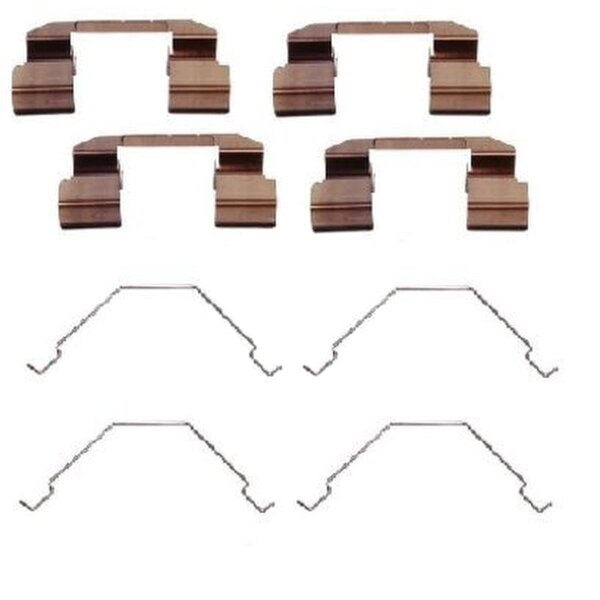 Accessory set disc brake pad A.B.S. suitable for e.g. MAZDA 626