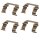 Accessory set disc brake pad A.B.S. suitable for KIA RIO and others