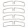 Accessory set disc brake pad A.B.S. suitable for KIA SPORTAGE