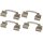 Accessory kit disc brake pad A.B.S. suitable for e.g. CITROËN C6
