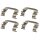 Accessory set disc brake pad A.B.S. suitable for KIA PRO and others