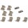 Accessory set disc brake pad A.B.S. suitable for e.g. MAZDA CX-7