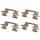 Accessory set disc brake pad A.B.S. suitable for e.g. NISSAN JUKE