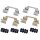 Accessory kit disc brake pad A.B.S. suitable for FORD FIESTA and others