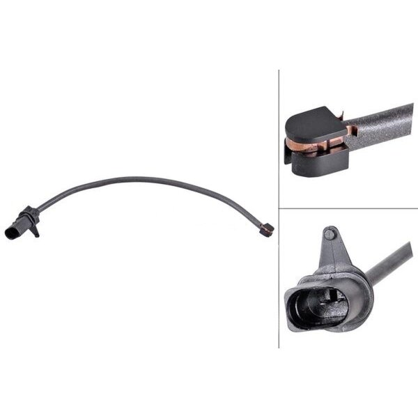 Brake pad wear warning contact disc brake 300 mm A.B.S. for AUDI A6 and others