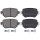 Brake pad set without wear warning contact 17.5 mm A.B.S. for SEAT LEON