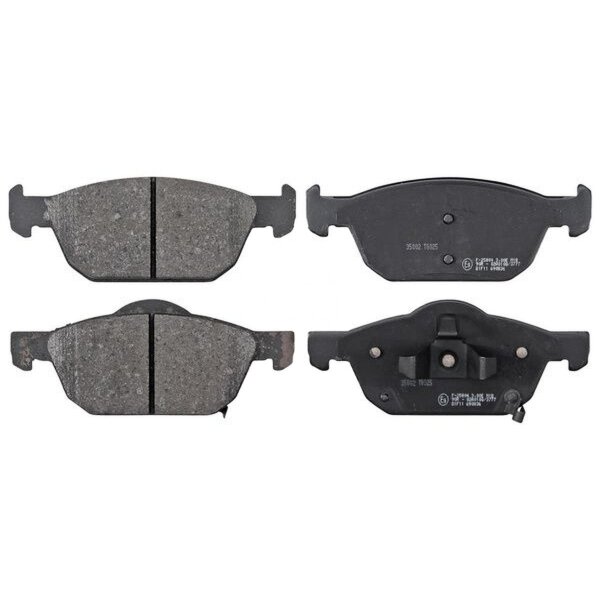Brake pad set with wear warning 17.3 mm A.B.S. for HONDA CIVIC and others