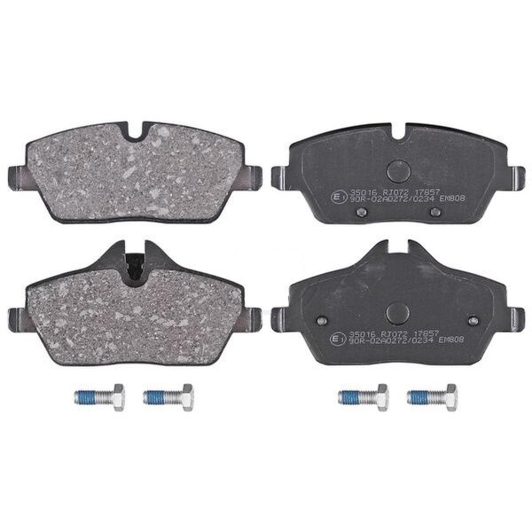 Brake pad set prepared for wear warning indicator 13.7 mm A.B.S. for BMW i3