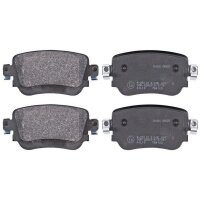 Brake pad set without integrated wear sensor 17.5 mm...
