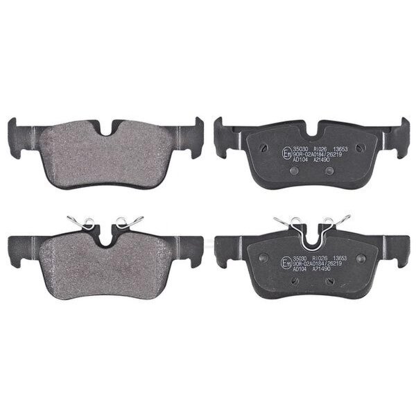 Bremsbelagsatz für Verschleißwarnanzeige 15,2 mm A.B.S. für u.a. BMW 2er