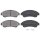 Bremsbelagsatz, Scheibenbremse 15,8 mm AKEBONO A.B.S. für u.a. SUZUKI Vitara