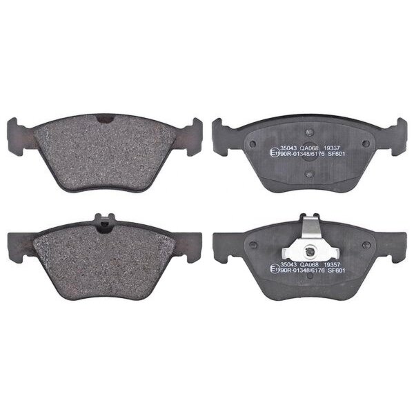 Brake pad set for wear warning indicator 19 mm A.B.S. for e.g. MB E-CLASS