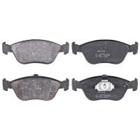 Brake pad set not for wear warning indicator 19.5 mm...