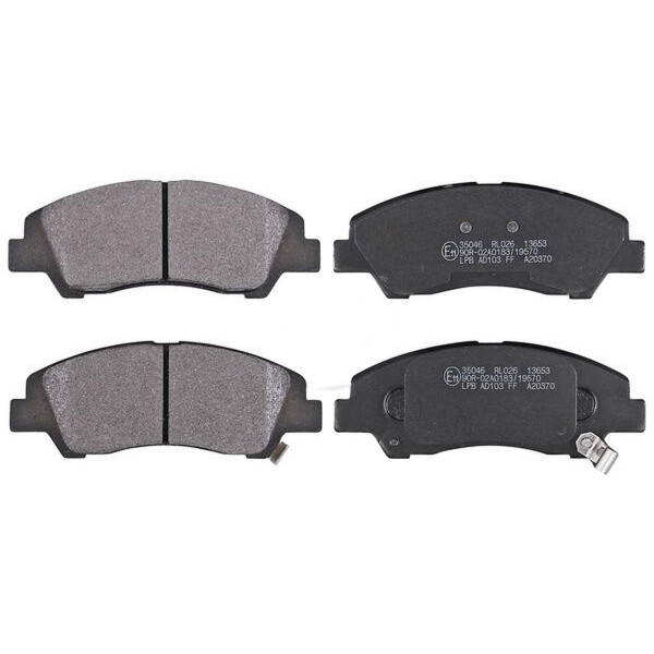 Bremsbelagsatz mit Verschleißwarnung 16 mm A.B.S. für u.a. HYUNDAI i10