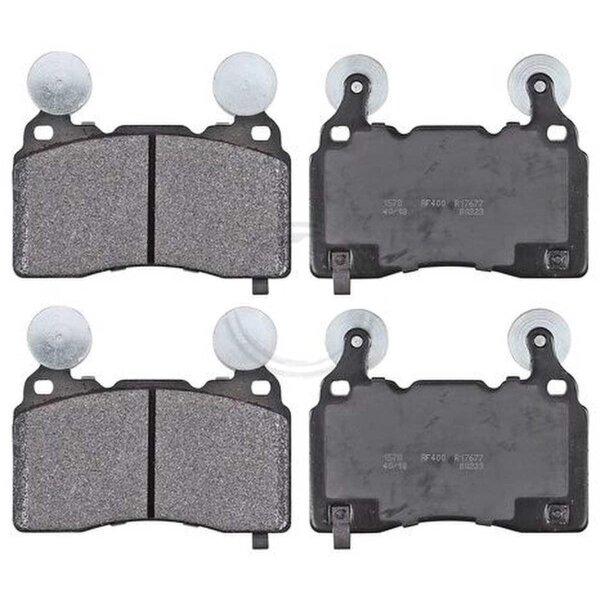 Brake pad set with wear warning 15 mm A.B.S. for TESLA MODEL and others
