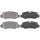 Bremsbelagsatz für Verschleißwarnanzeige 18,7 mm A.B.S. für u.a. MB VITO