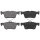 Brake pad set without wear sensor 15.7 mm A.B.S. for FORD KUGA and others