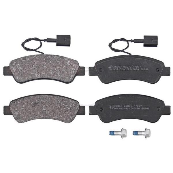 Brake pad set with wear sensor 19 mm A.B.S. for FIAT DUCATO and others