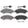 Brake pad set with wear sensor 19 mm A.B.S. for FIAT DUCATO and others