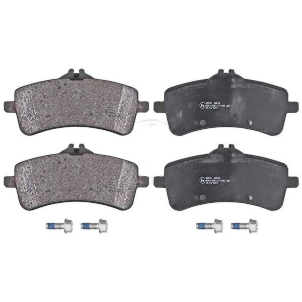 Brake pad set for wear warning indicator 18.9 mm A.B.S. for MB S-CLASS
