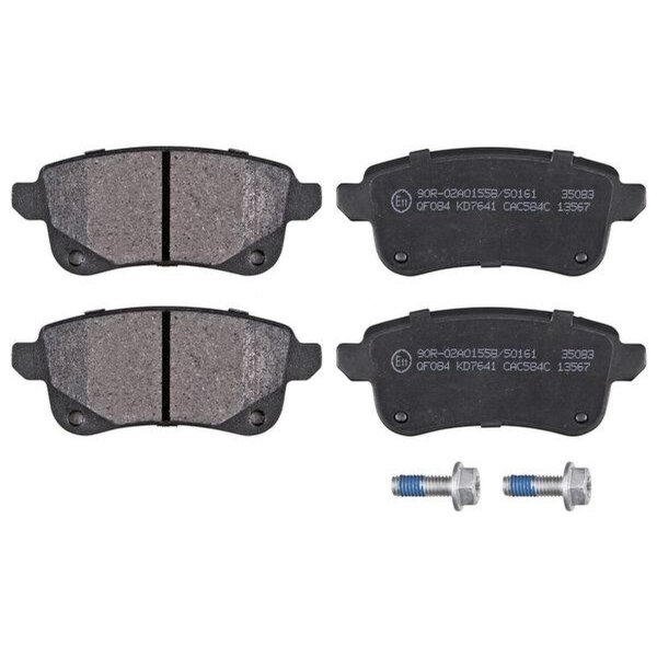 Bremsbelagsatz Scheibenbremse hinten A.B.S. für RENAULT FLUENCE