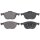 Brake pad set with wear warning 17.2 mm A.B.S. for FORD FOCUS and others