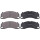 Brake pad set for wear warning indicator 17.3 mm A.B.S. for PORSCHE 911