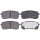 Brake pad set with acoustic wear warning 15.5 mm A.B.S. for KIA SORENTO