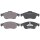 Brake pad set with wear warning 19 mm A.B.S. for JEEP RENEGADE and others