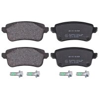 Brake pad set without wear sensor 16 mm A.B.S. for e.g....