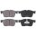 Brake pad set for wear warning indicator 18.4 mm A.B.S. for JAGUAR F-PACE