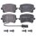 Brake pad set with integrated wear sensor 17 mm A.B.S. for AUDI Q3