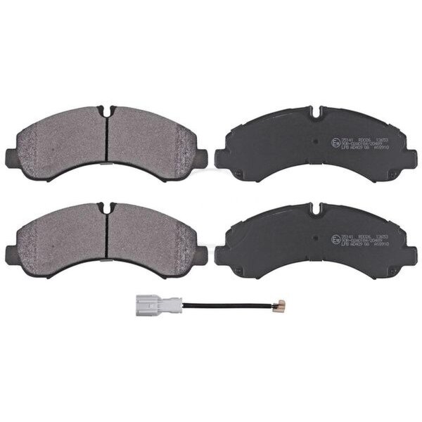 Brake pad set incl. wear warning contact 19.7 mm A.B.S. for e.g. MITSUBISHI