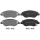 Brake pad set with acoustic wear warning 19 mm A.B.S. for FIAT TIPO and others