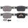 Brake pad set with integrated wear sensor 17 mm A.B.S. for AUDI A5 and others