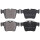 Bremsbelagsatz für Verschleißwarnanzeige 16,2 mm A.B.S. für u.a. MB GLC