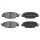 Bremsbelagsatz, Scheibenbremse 14,5 mm AKEBONO A.B.S. für MAZDA CX-5